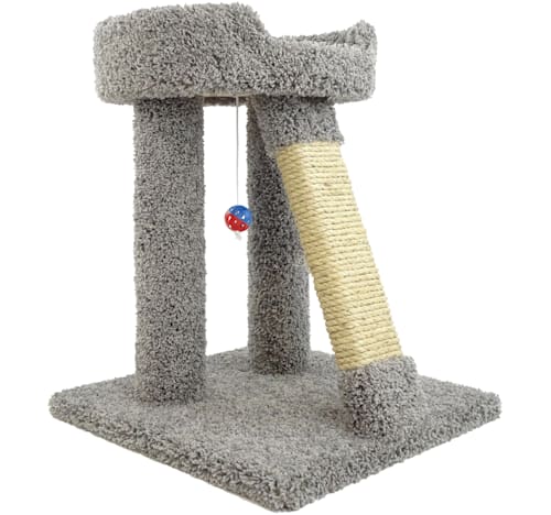 1 Level Premier Elevated Cat Bed with Scratching Post