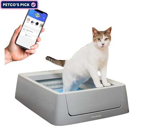 petco.com | ScoopFree by PetSafe Smart Self-Cleaning Cat Litter Box