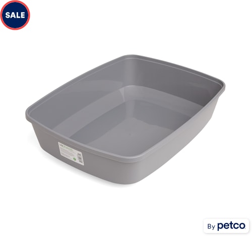 So Phresh Gray Open Cat Litter Box