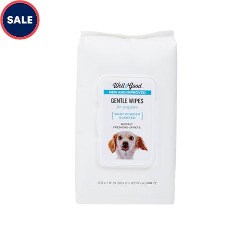 Well & Good Gentle Puppy Grooming Wipes