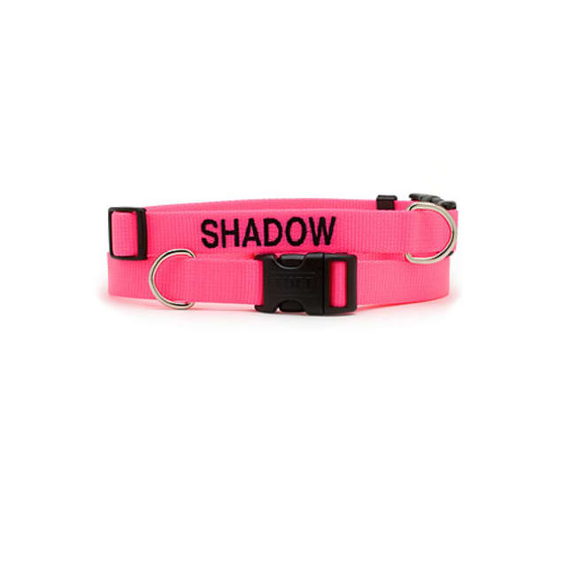 Coastal Pet Adjustable Nylon Tuff Collar in Neon Pink