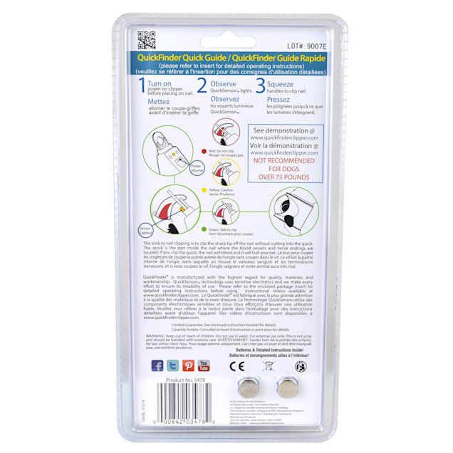 Quickfinder nail clipper instructions top