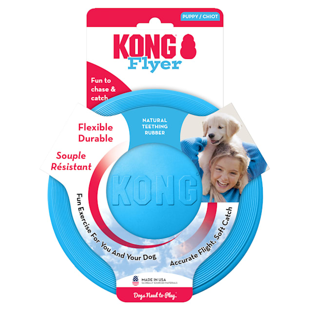 KONG Puppy Flyer Dog Toy, Color Varies 