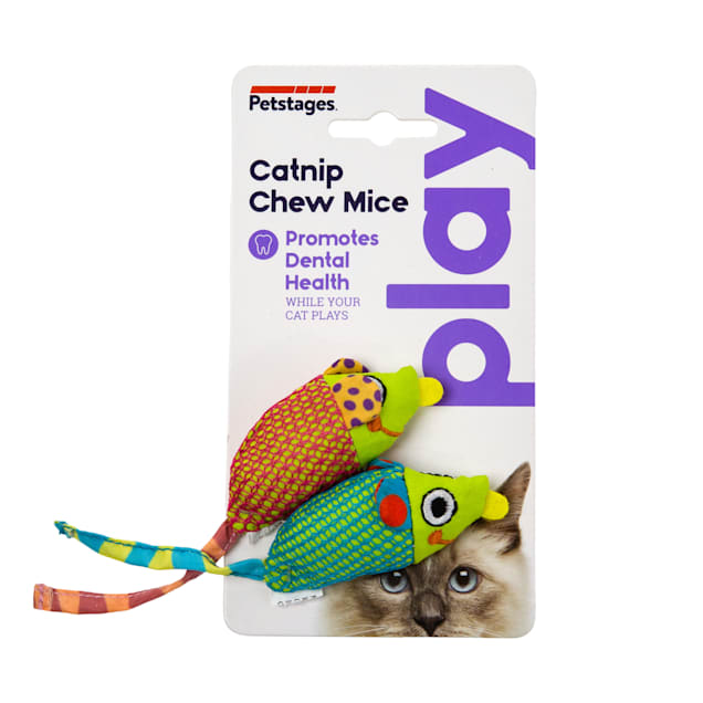 Petstages Catnip Chew Mice Cat Toy Petco