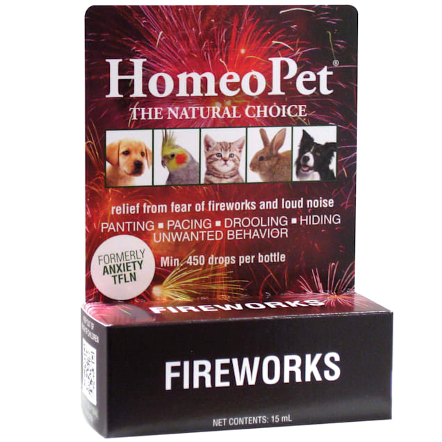 HomeoPet Anxiety Relief for Pets Thunder Fireworks 0.5 oz from Petco