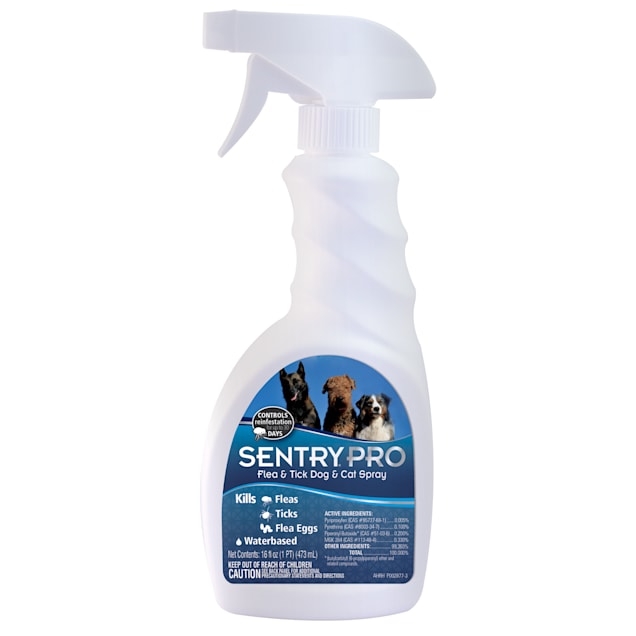 Sentry Pro Flea & Tick Spray For Dogs & Cats, 16 fl. oz. - Carousel image #1