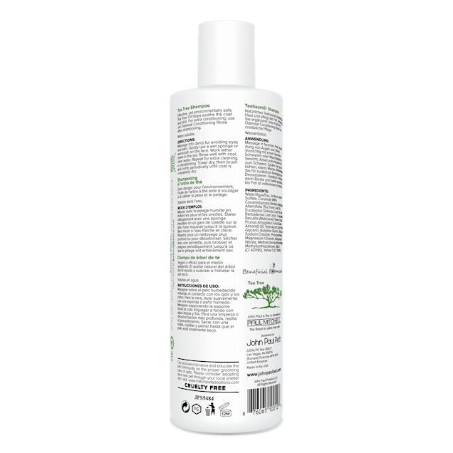 John Paul Pet Tea Tree Treatment Dog Shampoo Petco