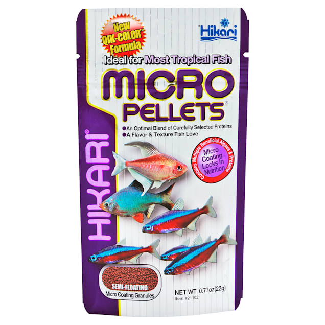 Hikari Tropical Micro Pellets for Tetras, Barbs & Small Fish, 0.77 oz. - Carousel image #1