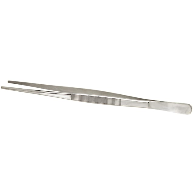 Zoomed Stainless Steel Feeding Tongs