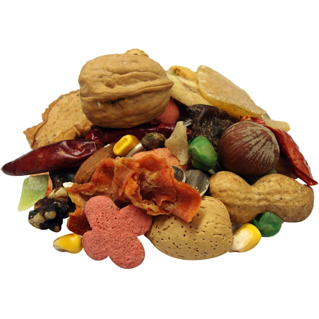 Tropical carnival parrot top food