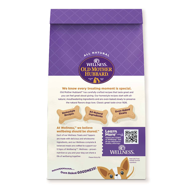 Wellness Old Mother Hubbard Classic P Nuttier Natural Mini Oven Baked Biscuits Dog Treats 20 oz. Petco