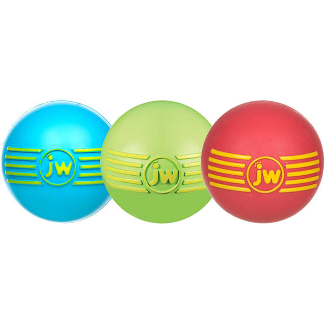 Jw Pet Isqueak Rubber Ball Dog Toy