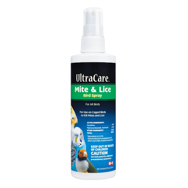 8 in 1 Ultra Care Mite & Lice Bird Spray, 8 oz. | Petco