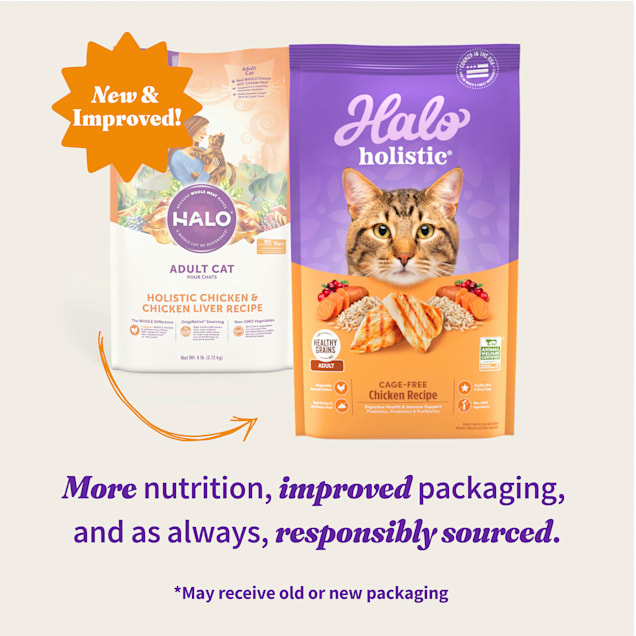 Halo Holistic Complete Digestive Health Cage free Chicken Recipe
