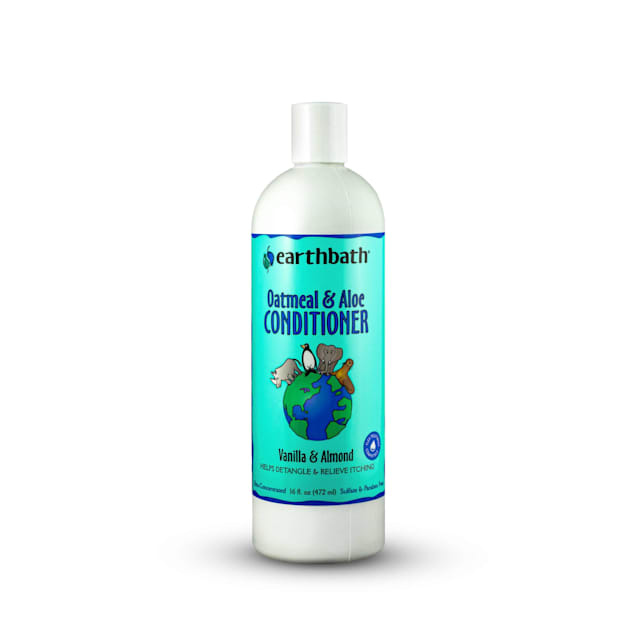 Earthbath Oatmeal & Aloe, Vanilla & Almond Pet Conditioner, 16 fl. oz. - Carousel image #1