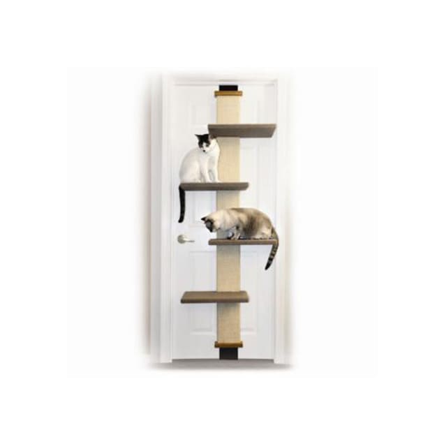 Door hanging cat tower top