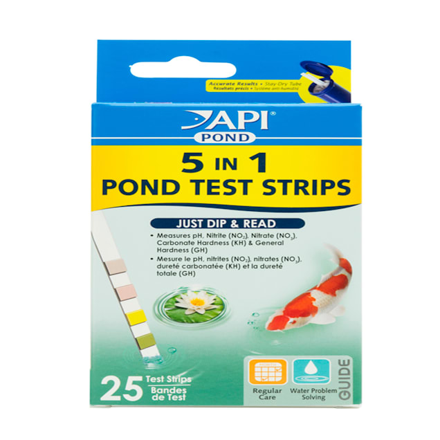 API 5 in 1 Aquarium Water Test Strips, 4 count