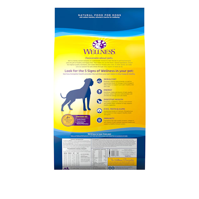 Wellness complete health large breed reviews clearance