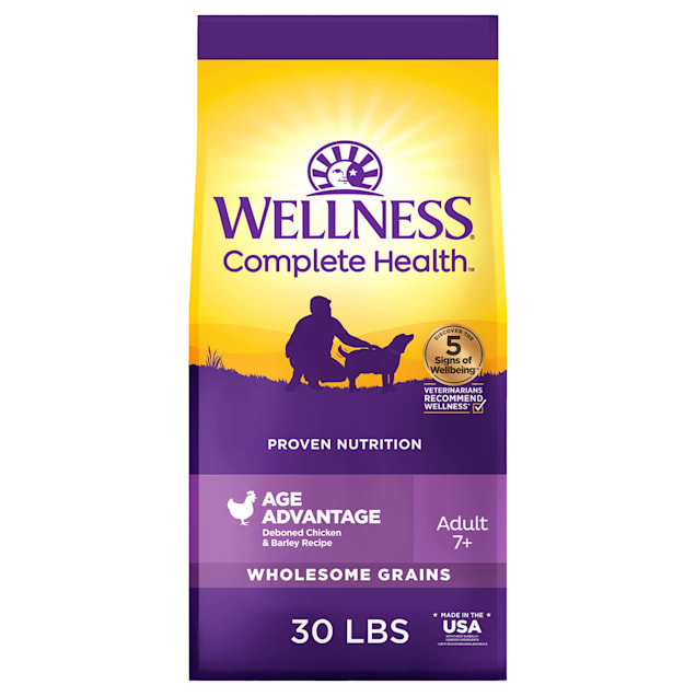 Wellness Complete Health Natural Senior Health Recipe Dry Dog Food, 30 lbs.