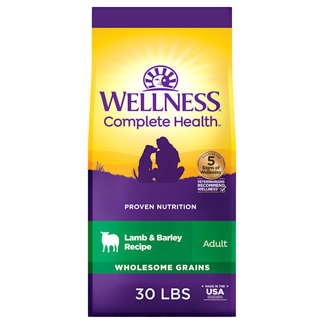 Wellness Complete Health Natural Lamb Barley Meal Recipe Dry Dog