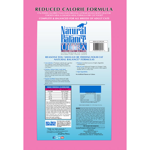 Natural balance reduced fat cheap