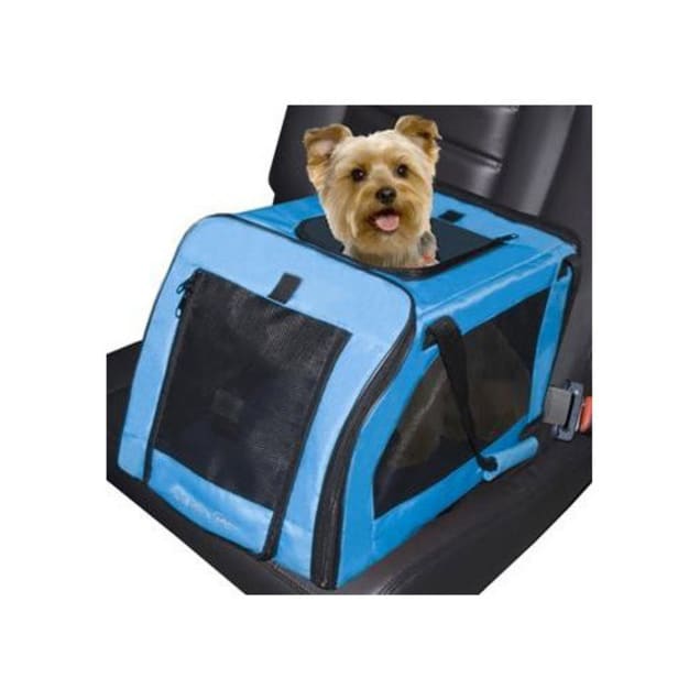 PET GEAR Signature Dog & Cat Car Seat & Carrier Bag, Aqua 