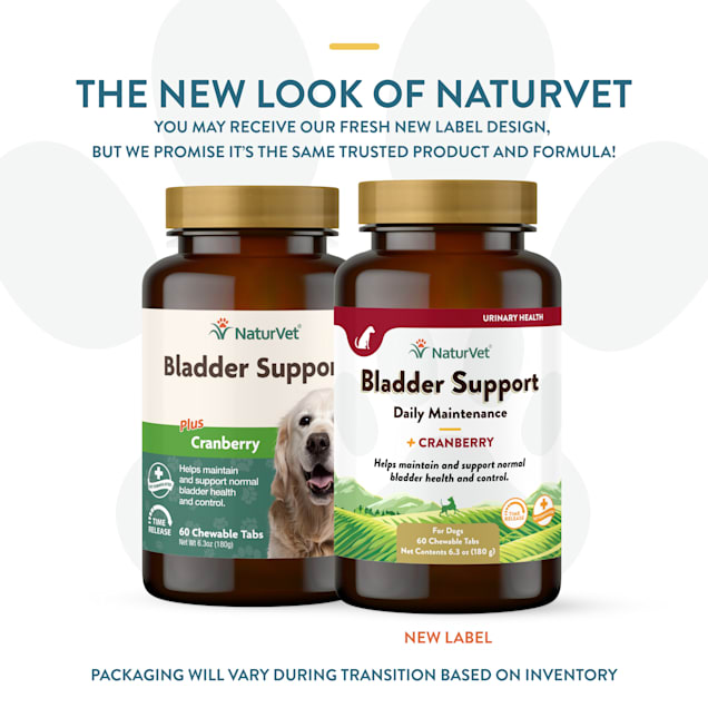 NaturVet Bladder Support Time Release Tablets for Dogs Petco