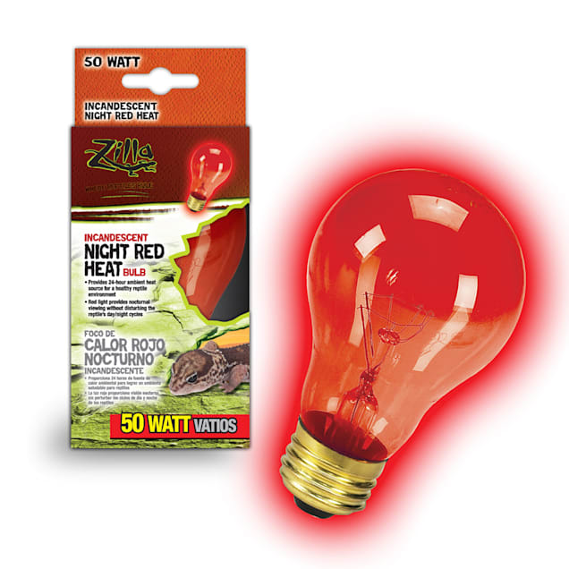 Zilla Night Red Heat Incandescent Bulb 50 Watts Petco