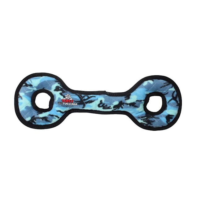 Tuffy's Blue Camo Tug O War Dog Toy, X-Large - Carousel image #1