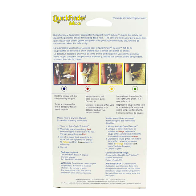 Quickfinder deluxe batteries online