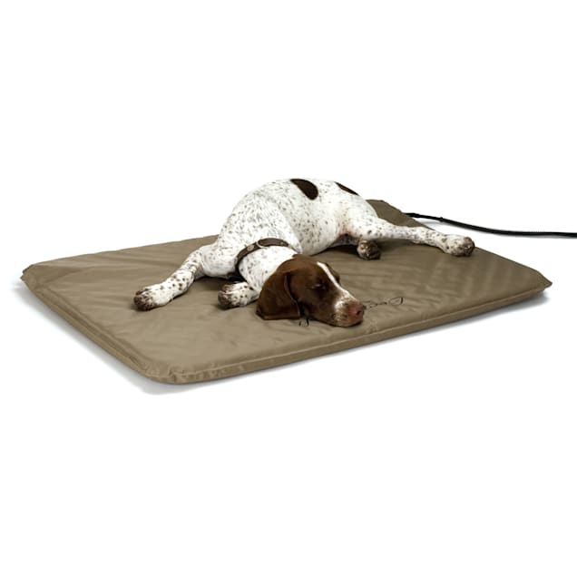 K H Lectro Soft Heated Outdoor Bed, Waterproof Outdoor Dog Bed Cover