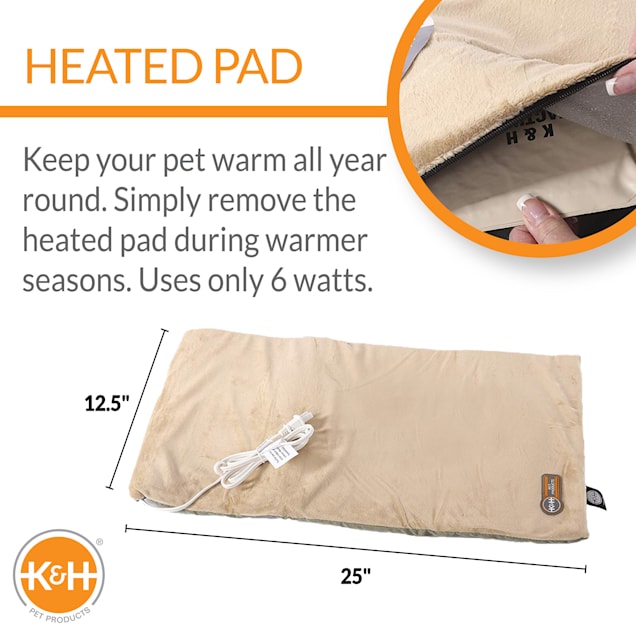 K&h extreme weather sale heated kitty pad