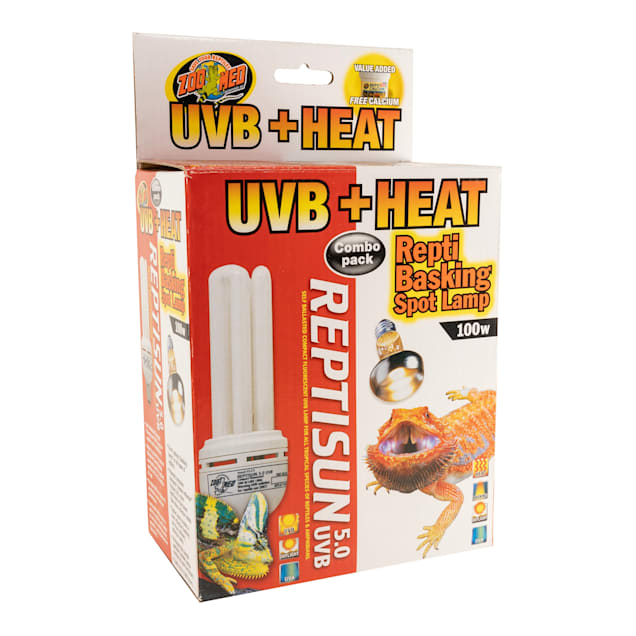 Zoo Med Heat UVB Combo Pack 100 Watt Petco