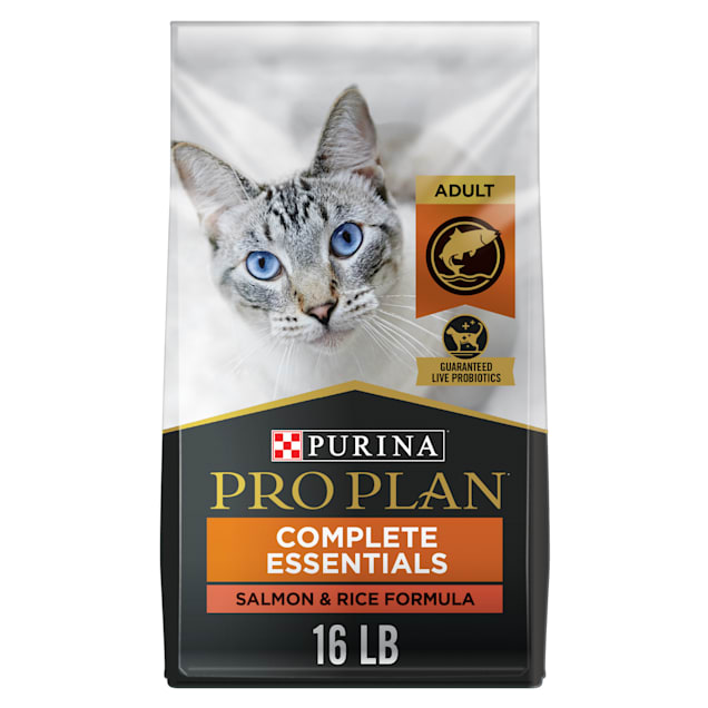 Purina Pro Plan High Protein with Probiotics Salmon & Rice Formula Dry Cat Food, 16 lbs. - Carousel image #1