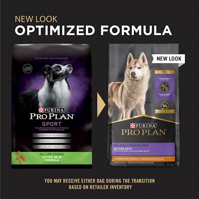 Purina Pro Plan Sport Active 26 16 Formula Dry Dog Food 37.5 lbs