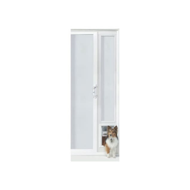 Perfect Pet VIP 78" Vinyl Patio Door in White, 16IN x 2.5IN x 79IN - Carousel image #1