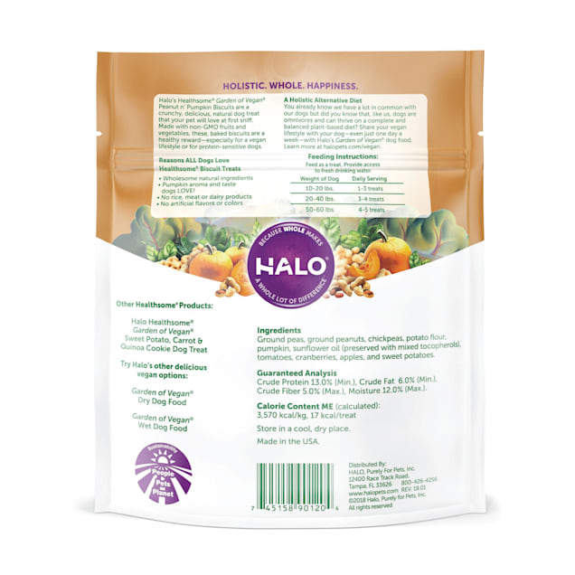 Halo outlet dog treats