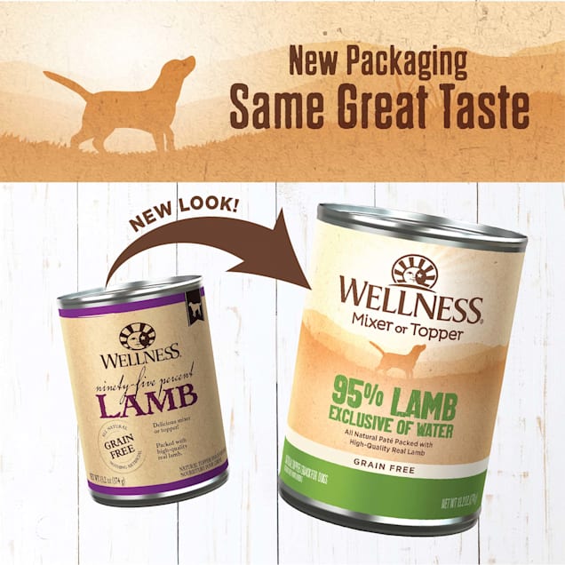Wellness core grain online free canned dog food
