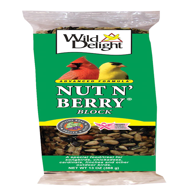 Wild Delight Nut N' Berry Food Block for Wild Birds, 13 oz. - Carousel image #1
