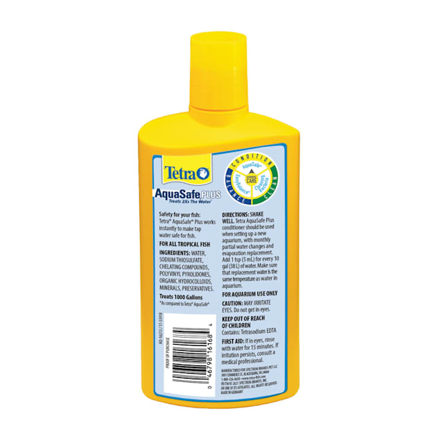 Tetra Aquasafe Water Conditioner 16 9 Fl Oz Petco