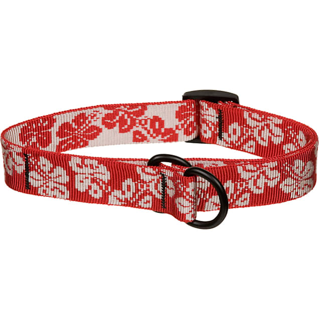NEW Adjustable Nylon Dog Pet Red Collar 