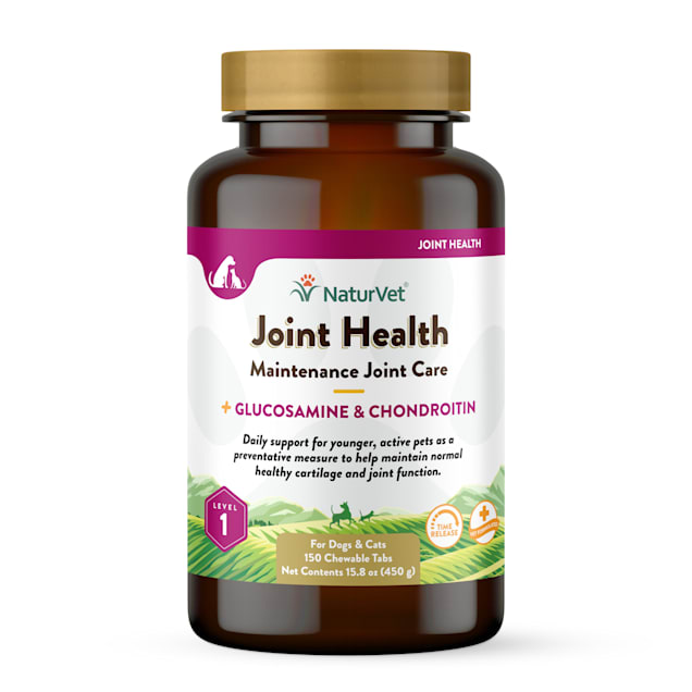 NaturVet Joint Health Time Release Level 1-Maximum Hip & Joint Dog Supplement - Carousel image #1
