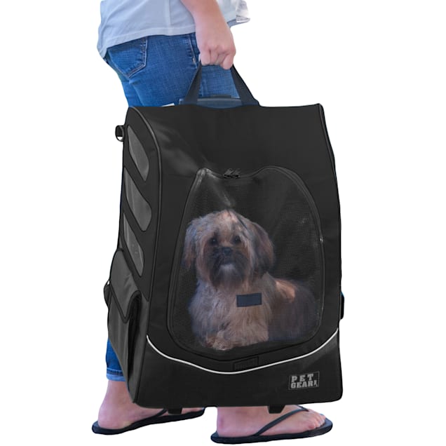 Pet Gear PG1280BKU Black i Go Plus Traveler Backpack