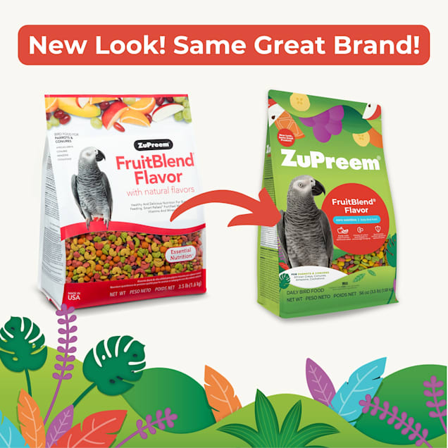 ZuPreem FruitBlend Bird Diet for Med & Large Birds, 3.5 lbs