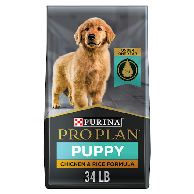 Purina Pro Plan High Protein Chicken and Rice Formula Dry Puppy Food, 34 lbs. - Carousel image #1