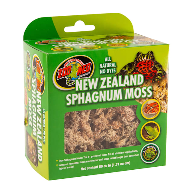 Zoo Med New Zealand Sphagnum Moss Terrarium Substrate, 80 Cu In