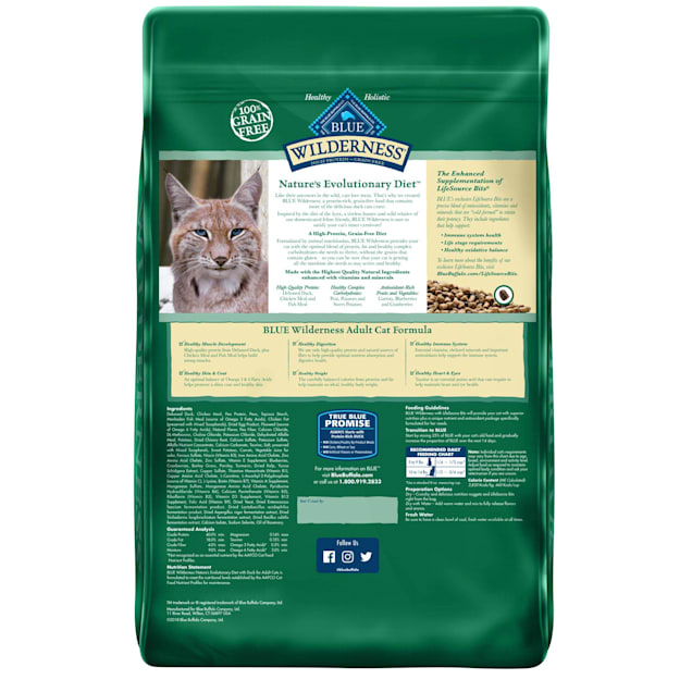 Blue buffalo ingredients cat food hot sale