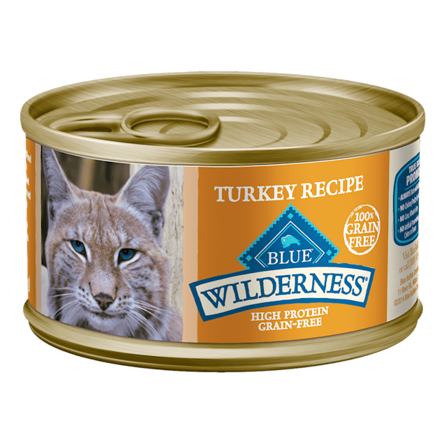 Blue Buffalo Blue Wilderness Turkey Recipe Wet Cat Food, 3 oz., Case of 24 - Carousel image #1