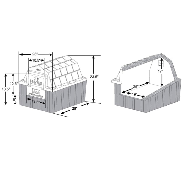 ASL Solutions DP Hunter Insulated Dog House 29