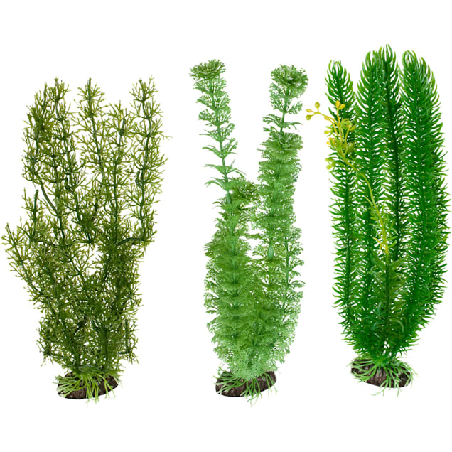 imagitarium green background plastic aquarium plant